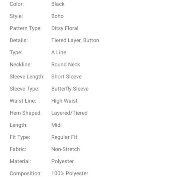 NEW Layered Hem Floral Dress - Picture 6 of 7